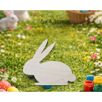 Królik 6 5cm (Marysi), królik 5cm, sklejka 3mm